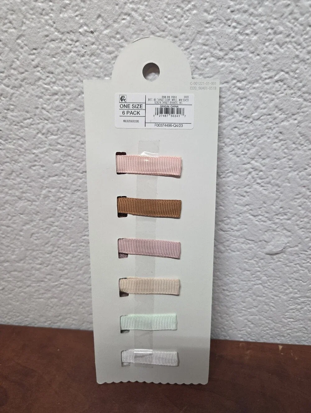 Cloud Island Baby Hair Clip Bows 6 Pack Nwt